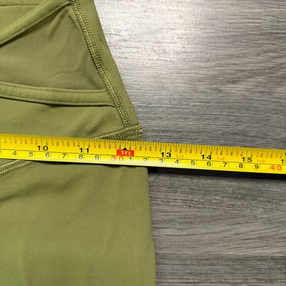 Lululemon Women's Nulu and Crisscross Mesh Stirrup Tight - Green - Picture 8 of 10